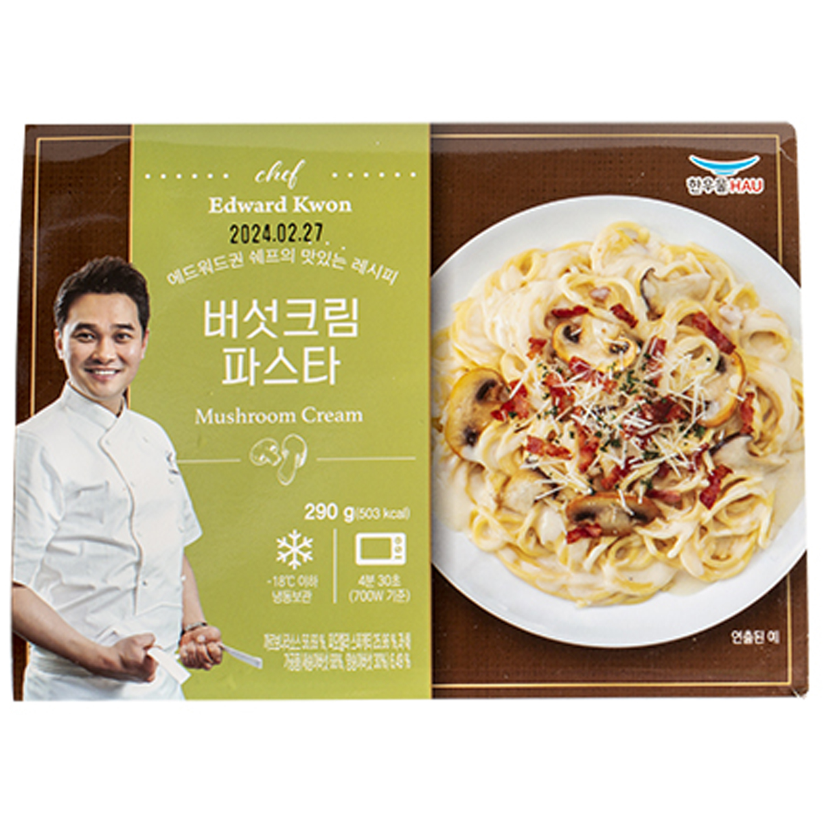 (냉동)버섯크림파스타290g